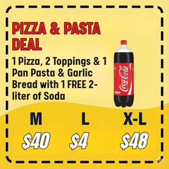 PIZZA & PASTA DEAL