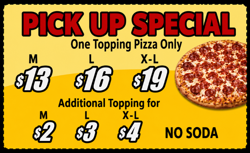 PICK UP SPECIAL