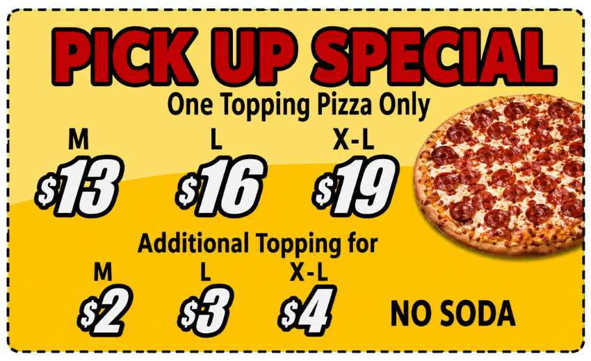 PICK UP SPECIAL